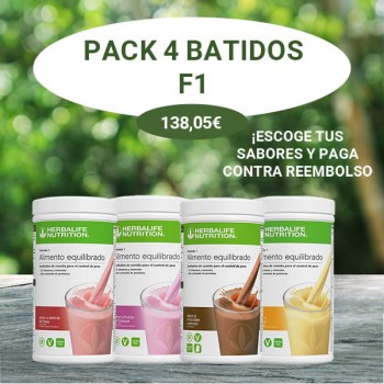 4 batidos Fórmula 1